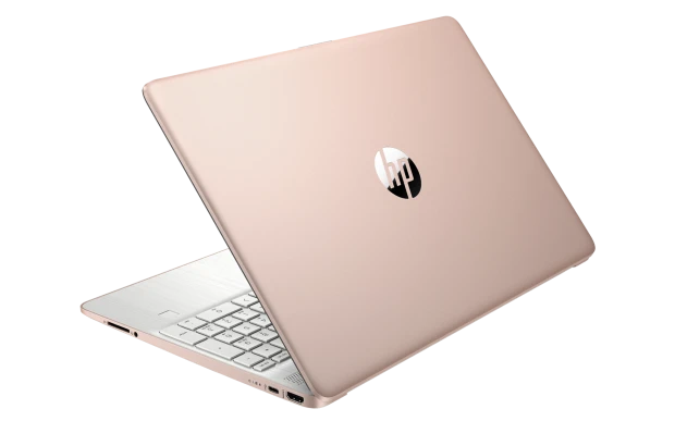 OUTLET Laptop HP 15-ef0025wm / 9VK22UA / AMD Ryzen 5 / 8GB / SSD 256GB / AMD Radeon / HD / Win 11 / Różowy