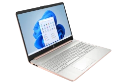 OUTLET Laptop HP 15-ef0025wm / 9VK22UA / AMD Ryzen 5 / 8GB / SSD 256GB / AMD Radeon / HD / Win 11 / Różowy