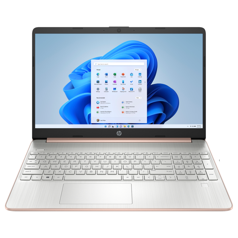 Laptop HP 15-ef0025wm / 9VK22UA / AMD Ryzen 5 / 8GB / SSD 256GB / AMD Radeon / HD / Win 11 / Różowy