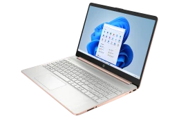 OUTLET Laptop HP 15-ef0025wm / 9VK22UA / AMD Ryzen 5 / 8GB / SSD 256GB / AMD Radeon / HD / Win 11 / Różowy