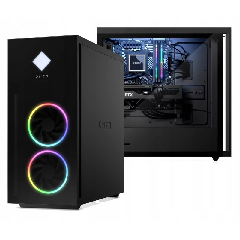 Komputer gamingowy HP 40L / 5D435EA / Intel i7-12 / 16GB / SSD 1TB + SSD 512GB / Nvidia RTX 3070 Ti / Win 11 / Czarny