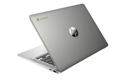 OUTLET Laptop HP Chromebook 14a-na0050nd / 9ZA40EA / Intel N4000 / 4GB / eMMC 64 GB / Intel UHD / FullHD / Chrome OS / Srebrny