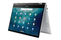 Laptop 2w1 ASUS Chromebook Flip CX5500FEA-YZ568T / Intel i5-11 / 16GB / SSD 128GB / Intel Xe / FullHD / Dotyk / Chrome Os / biał