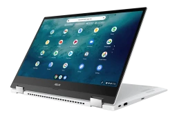 Laptop 2w1 ASUS Chromebook Flip CX5500FEA-YZ568T / Intel i5-11 / 16GB / SSD 128GB / Intel Xe / FullHD / Dotyk / Chrome Os / biał
