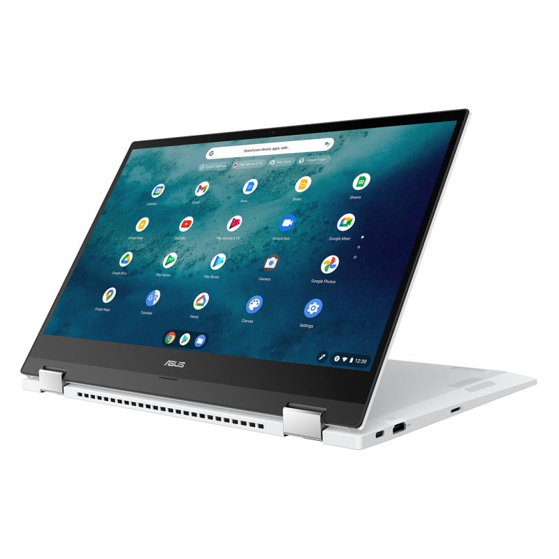 Laptop 2w1 ASUS Chromebook Flip CX5500FEA-YZ568T / Intel i5-11 / 16GB / SSD 128GB / Intel Xe / FullHD / Dotyk / Chrome Os / biał