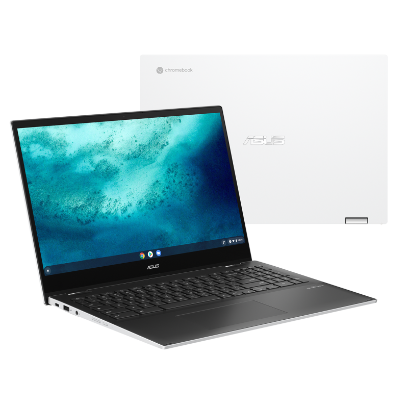 Laptop 2w1 ASUS Chromebook Flip CX5500FEA-YZ568T / Intel i5-11 / 16GB / SSD 128GB / Intel Xe / FullHD / Dotyk / Chrome Os / biał