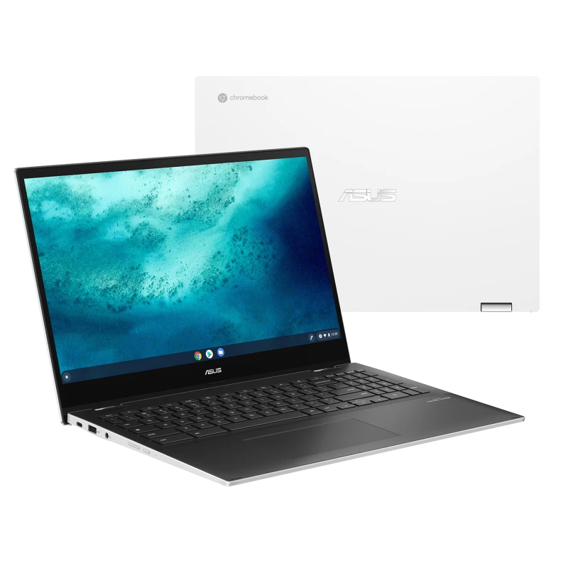Laptop 2w1 ASUS Chromebook Flip CX5500FEA-YZ568T / Intel i5-11 / 16GB / SSD 128GB / Intel Xe / FullHD / Dotyk / Chrome Os / biał