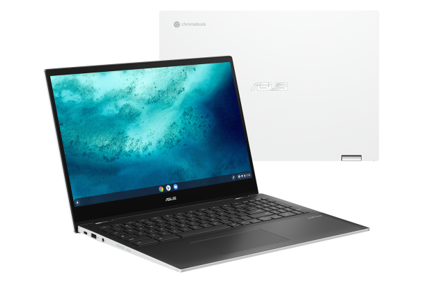 Laptop 2w1 ASUS Chromebook Flip CX5500FEA-YZ568T / Intel i5-11 / 16GB / SSD 128GB / Intel Xe / FullHD / Dotyk / Chrome Os / biał
