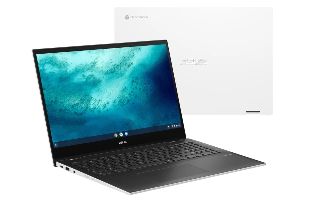 Laptop 2w1 ASUS Chromebook Flip CX5500FEA-YZ568T / Intel i5-11 / 16GB / SSD 128GB / Intel Xe / FullHD / Dotyk / Chrome Os / biał