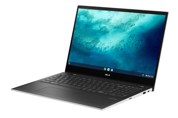 Laptop 2w1 ASUS Chromebook Flip CX5500FEA-YZ568T / Intel i5-11 / 16GB / SSD 128GB / Intel Xe / FullHD / Dotyk / Chrome Os / biał