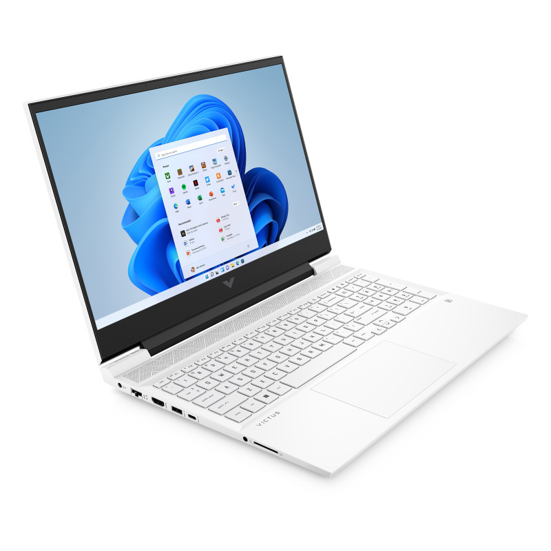 Laptop HP Victus 16-e0154nw / 4H3Z1EA / AMD Ryzen 5 / 16GB / 512GB SSD / GeForce RTX 3050 / FullHD 144Hz / Win 11 / Biały