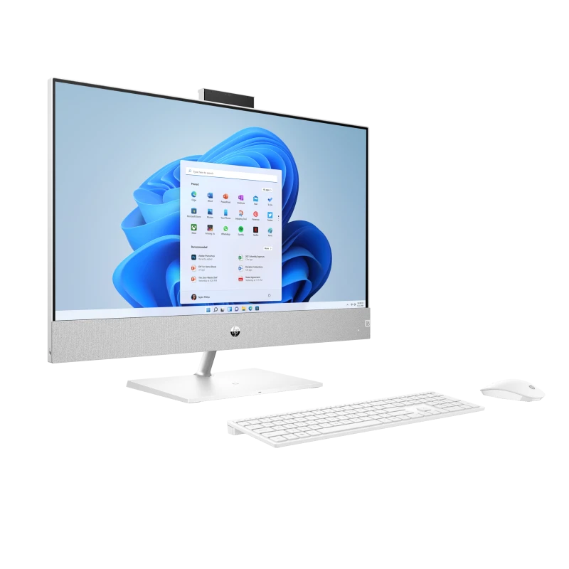 All in One HP Pavilion 27-ca1757nz / 7Y6E8EA / Intel i7-12 / 32GB / SSD 1TB + HDD 2TB / Nvidia GTX 1650 / FullHD / Win 11 / Biał