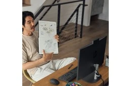 All in One HP 24-cr0050nd / 895R0EA / Ryzen 5 / 8GB / SSD 512GB / AMD Radeon / FullHD / Win 11 / Czarny