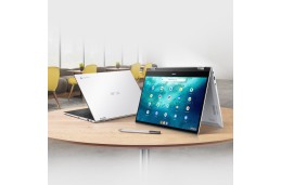 ASUS - 専用ページ Laptop 2w1 ASUS Chromebook Flip w kolorze niebieskim - Świat