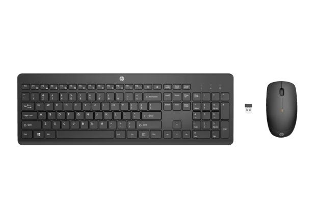 Zestaw bezprzewodowy CZARNY Klawiatura i Mysz HP 230