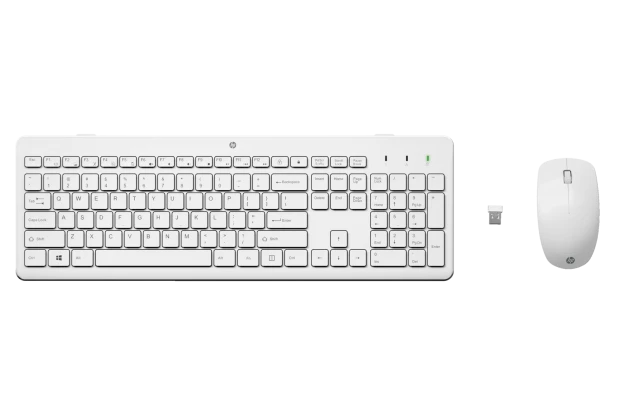 Zestaw bezprzewodowy BIAŁY Klawiatura i Mysz HP 230