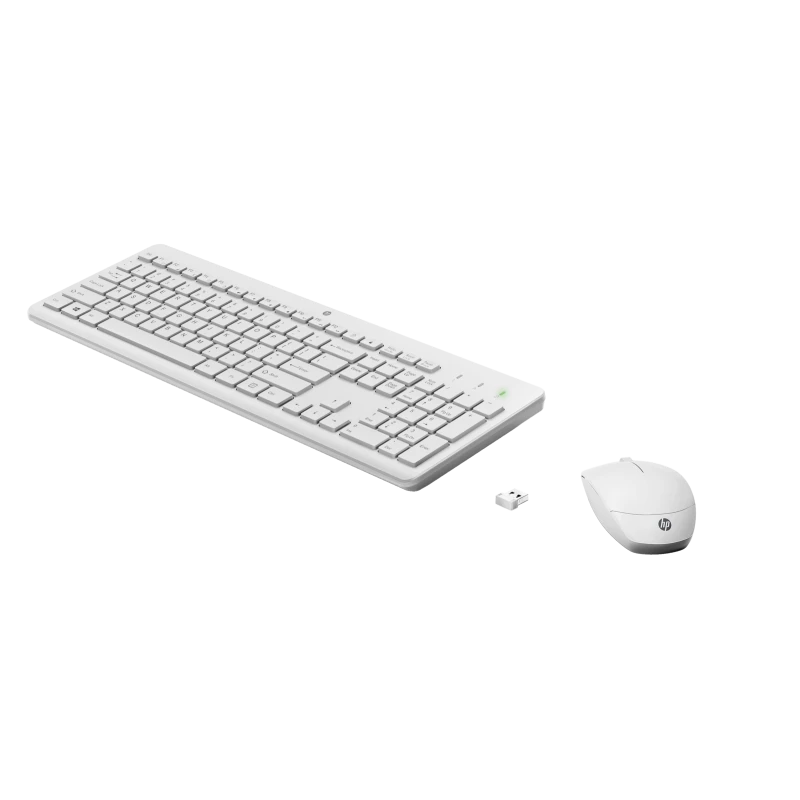 Zestaw bezprzewodowy BIAŁY Klawiatura i Mysz HP 230