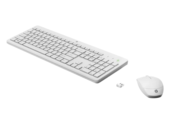 Zestaw bezprzewodowy BIAŁY Klawiatura i Mysz HP 230