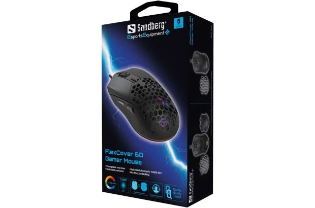 Myszka Gamingowa Sandberg FlexCover 6D