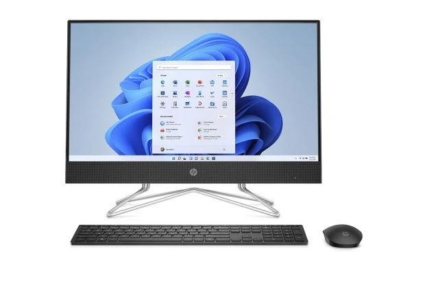 All In One HP 24-df1001nw / 84B18EA / Intel i5-11 / 8GB / SSD 512GB / Intel Xe / FullHD / Win 11 / Czarny