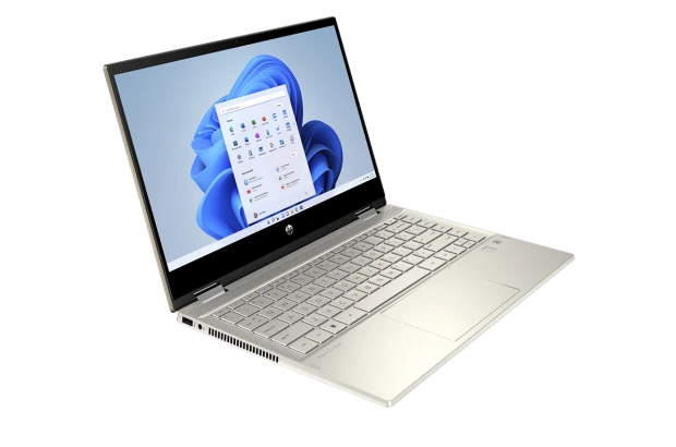 Laptop 2w1 HP Pavilion x360 14-dw1013dx / 7Y982UA / Intel i5-11 / 8GB / SSD 256 GB / Intel Xe / FullHD / Dotyk / Win 11 / Złoty