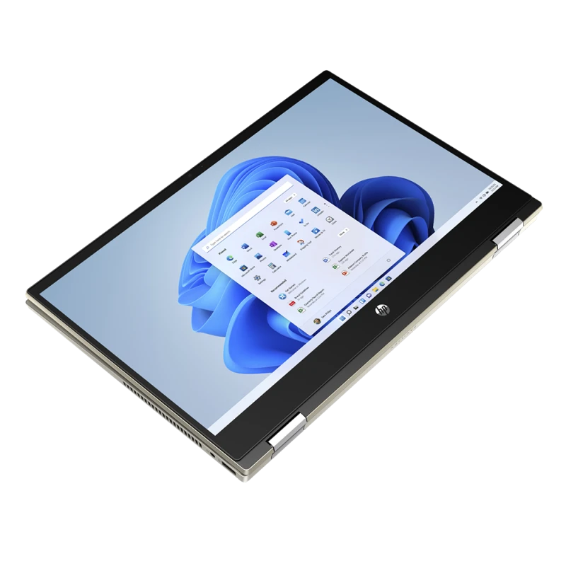 Laptop 2w1 HP Pavilion x360 14-dw1013dx / 7Y982UA / Intel i5-11 / 8GB / SSD 256 GB / Intel Xe / FullHD / Dotyk / Win 11 / Złoty