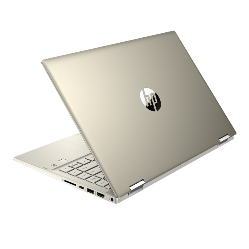 Laptop 2w1 HP Pavilion x360 14-dw1013dx / 7Y982UA / Intel i5-11 / 16GB / SSD 512 GB / Intel Xe / FullHD / Dotyk / Win 11 / Złoty