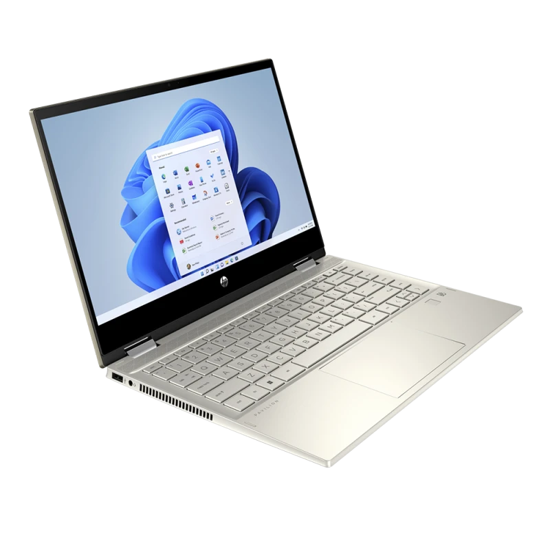 Laptop 2w1 HP Pavilion x360 14-dw1013dx / 7Y982UA / Intel i5-11 / 32GB / SSD 2 TB / Intel Xe / FullHD / Dotyk / Win 11 / Złoty
