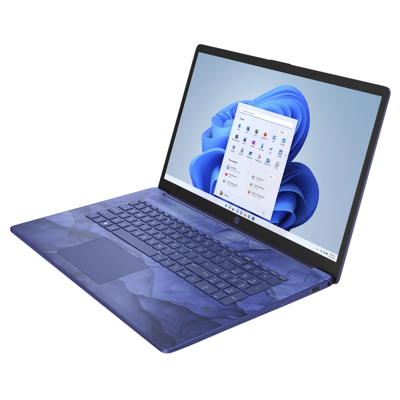 Laptop HP 17-cn2007ds / 700J5UA / Intel i5-12 / 12GB / SSD 512GB / Intel Xe / HD+ / Dotyk / Win 11 / Niebieski