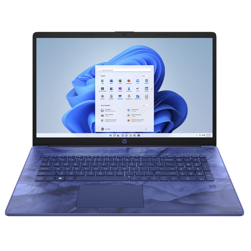 Laptop HP 17-cn2007ds / 700J5UA / Intel i5-12 / 12GB / SSD 512GB / Intel Xe / HD+ / Dotyk / Win 11 / Niebieski