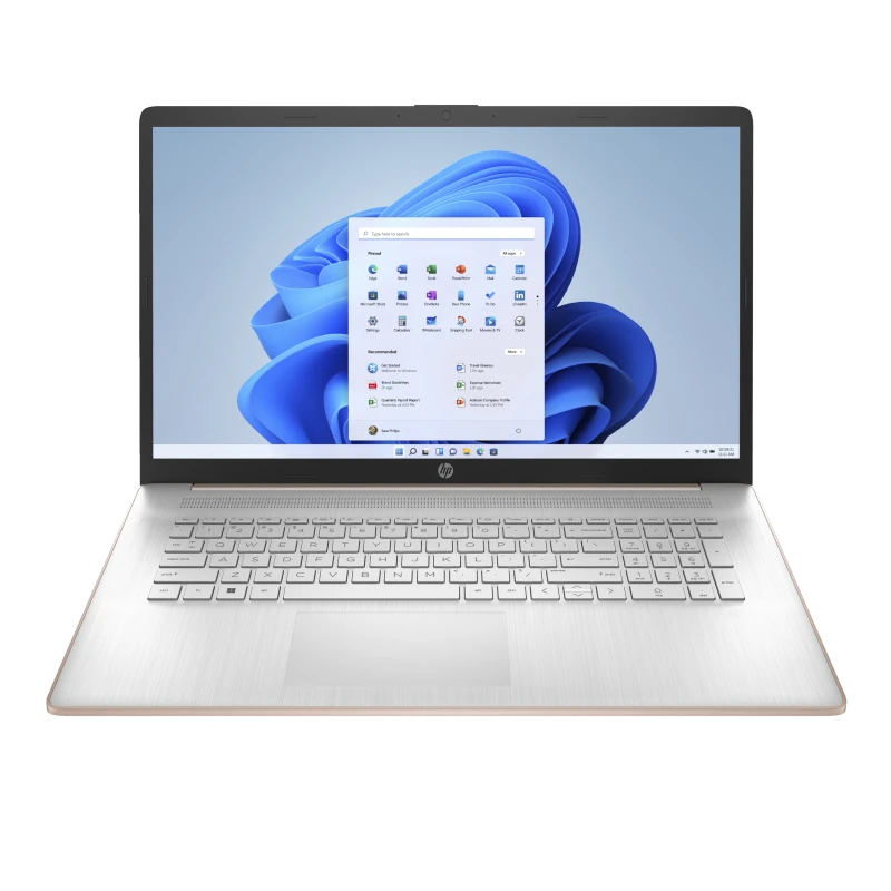 Laptop HP 17-cp0052ca / 2L7U9UA / AMD Ryzen 3 / 8GB / SSD 512GB / AMD Radeon / FullHD / Win 11 / Różowy