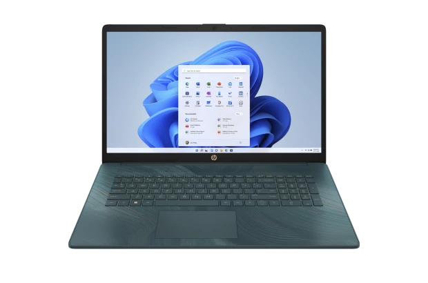 Laptop HP 17-cp2004ds / 7K042UA / AMD Ryzen 3 / 8GB / SSD 256GB / AMD Radeon / HD+ / Dotyk / Win 11 / Zielony