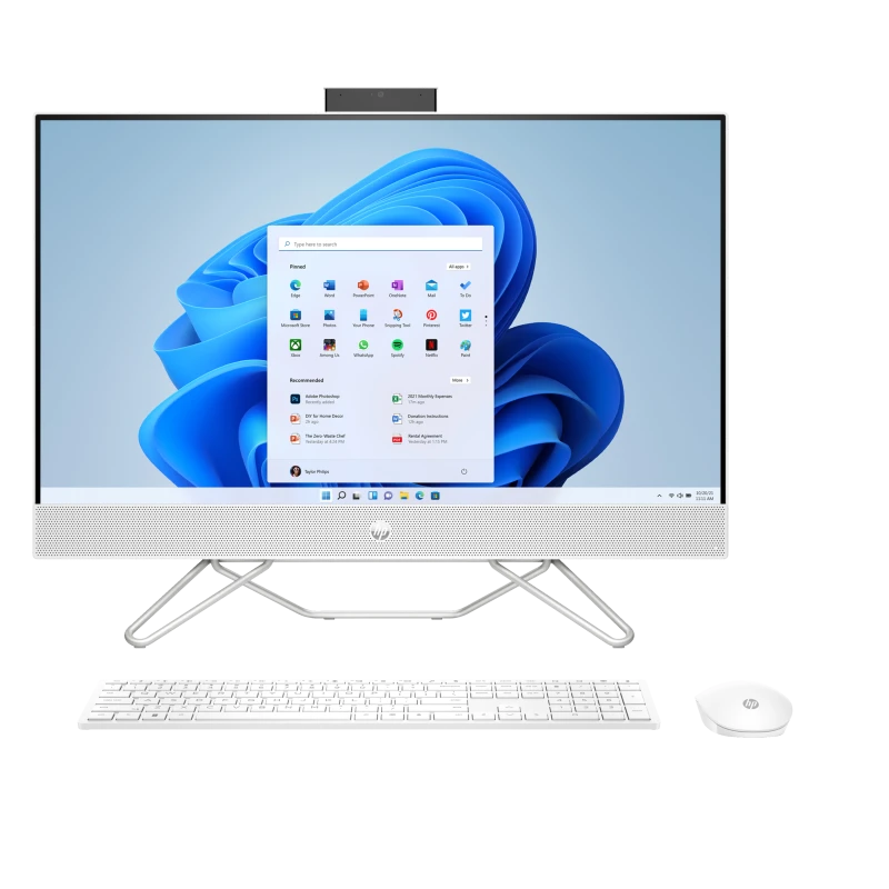 All in One HP 27-cb1218ng / 6F8K2EA / Intel i7-12 / 16GB / SSD 512GB / Intel Xe / FullHD / Win 11 / Biały