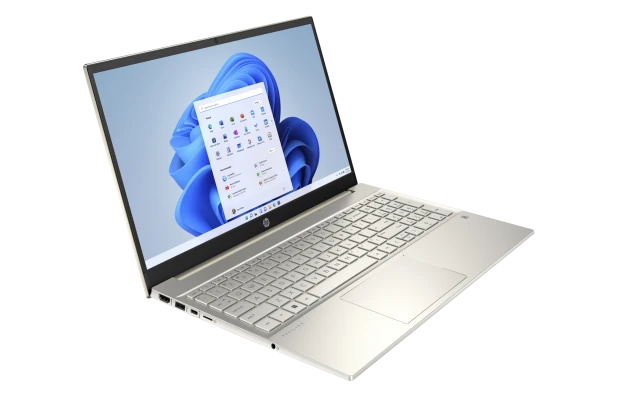 Laptop HP Pavilion 15-eh1134nw / 4H3T7EA / AMD Ryzen 7 / 8GB / 512GB SSD / AMD Radeon / FullHD / Win 11 / Złoty