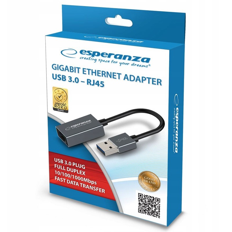 Karta sieciowa Esperanza Ethernet (RJ-45) 1000 Mbps