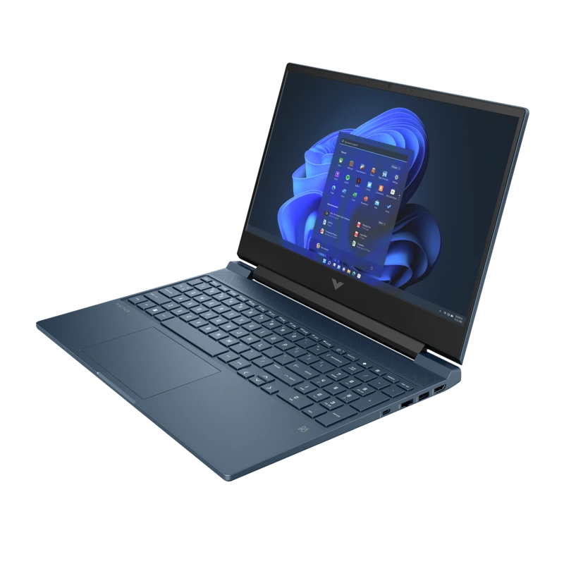 Laptop HP Victus 15-fa1753ng / 87C63EA / Intel i5-13 / 16GB / SSD 512GB / Nvidia RTX 2050 / FullHD / 144Hz / Win 11 / Niebieski