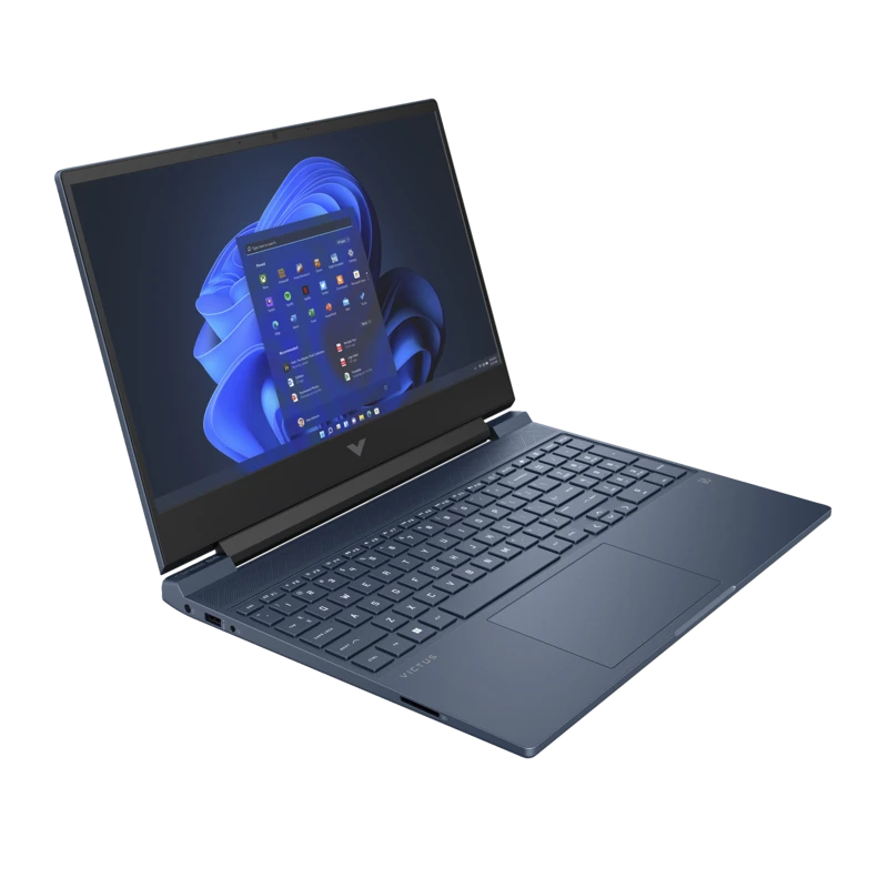 Laptop HP Victus 15-fa1753ng / 87C63EA / Intel i5-13 / 16GB / SSD 512GB / Nvidia RTX 2050 / FullHD / 144Hz / Win 11 / Niebieski