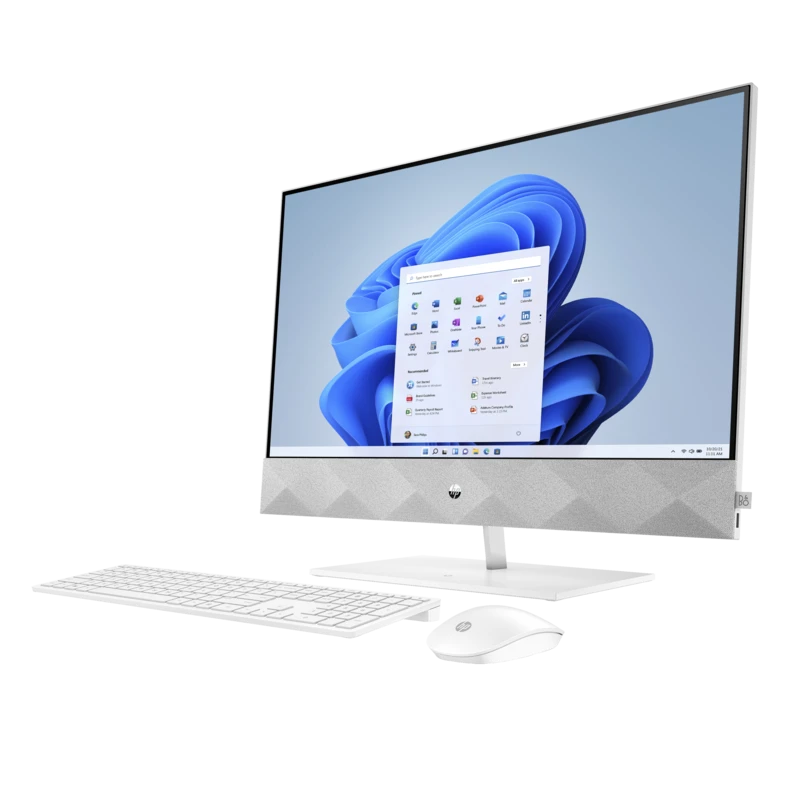 All in One HP 27-d0078ns / 528S5EA / Intel Core i5-10 / 16GB / SSD 512GB / Intel Xe / FullHD / Win 11 / Biały