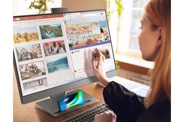 All in One Lenovo IdeaCentre AIO 5i 24IAH7 / F0GR007SMT / Intel i5-13 / 16GB / SSD 1TB / Intel Xe / FullHD / Win 11 / Szary