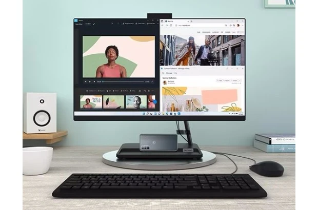 All in One Lenovo IdeaCentre AIO 3 24IAP7 / F0GH003UGE / Intel i3-12 / 16GB / SSD 512GB / Intel UHD / FullHD / Win 11 / Biały