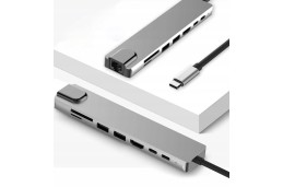 STACJA DOKUJĄCA 8w1 USB C 3.0 HDMI 4K RJ45 6711707310
