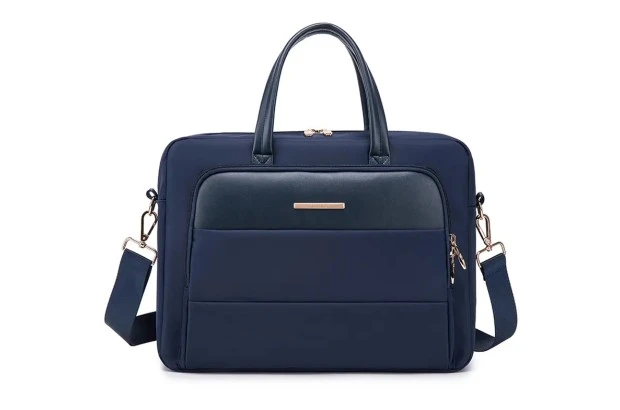Stylowa DAMSKA Granatowa torba na laptopa od 15,6" do 17"
