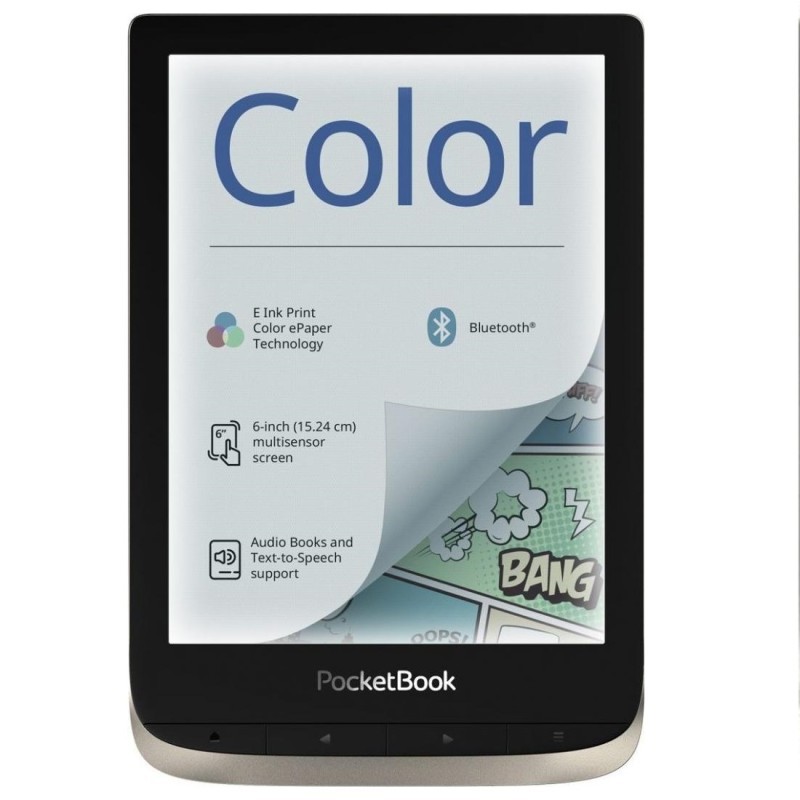 Rewelacyjny Czytnik PocketBook Color 16GB 6" srebrny pomysł na PREZENT