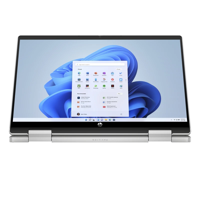 Laptop HP Pavilion x360 14-ek1004na / 800P2EA / Intel i3-13 / 8GB / SSD 256GB / Intel UHD / FullHD / Dotyk / Win 11 / Srebrny