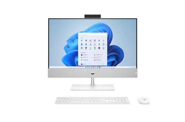Komputer All in One HP Pavilion 24-ca0700ng / 5A9J0EA / AMD Ryzen 5 / 16GB / SSD 512GB / AMD Radeon / FullHD / Win 11 / Biały