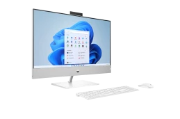 Komputer All in One HP Pavilion 27-ca0701ng / 5R421EA / Ryzen 7 / 16GB / SSD 1TB / AMD Radeon / QHD / Win 11 / Biały