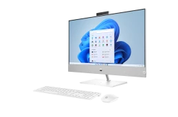 Komputer AIO HP Pavilion 27-ca1702ng / 661Q8EA / Intel i7-12 / 16GB / SSD 512GB + HDD 1TB / Intel UHD / QHD / Win 11 / Biały