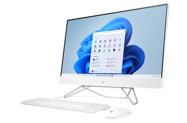 Komputer HP AIO 22-dd2006na / 8B511EA / Intel J5040 / 4GB / SSD 128GB / Intel UHD / FullHD / Win 11 / Biały