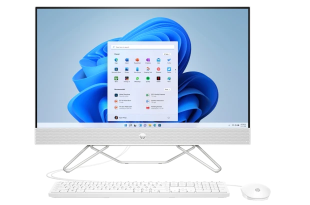 Komputer HP AIO 22-dd2006na / 8B511EA / Intel J5040 / 8GB / SSD 512GB / Intel UHD / FullHD / Win 11 / Biały