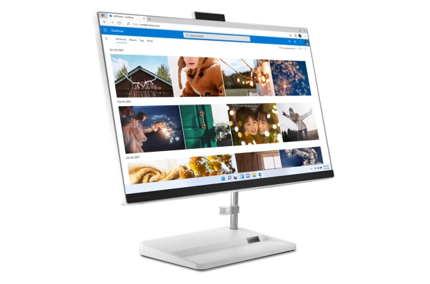 All in One Lenovo IdeaCentre AIO 3 24IAP7 / F0GH003UGE / Intel i3-12 / 8GB / SSD 256GB / Intel UHD / FullHD / Win 11 / Biały